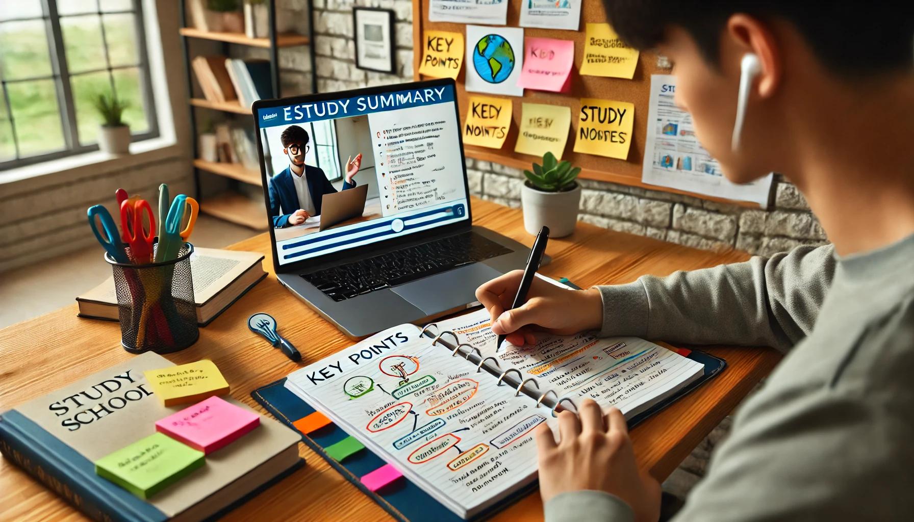 Cara Membuat Ringkasan Materi yang Efektif Saat Belajar Online SMA