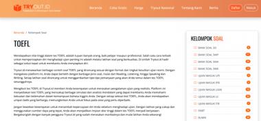 tes TOEFL online